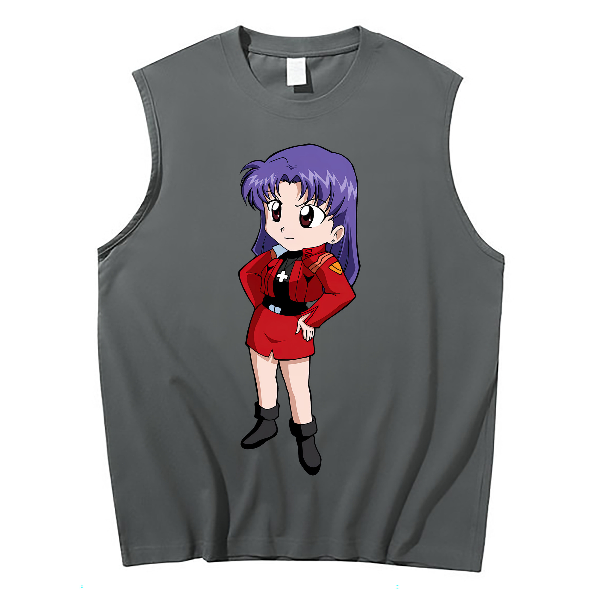 （画像用） EVA 新世紀エヴァンゲリオン コットン100％タンクトップ（フロントプリント）